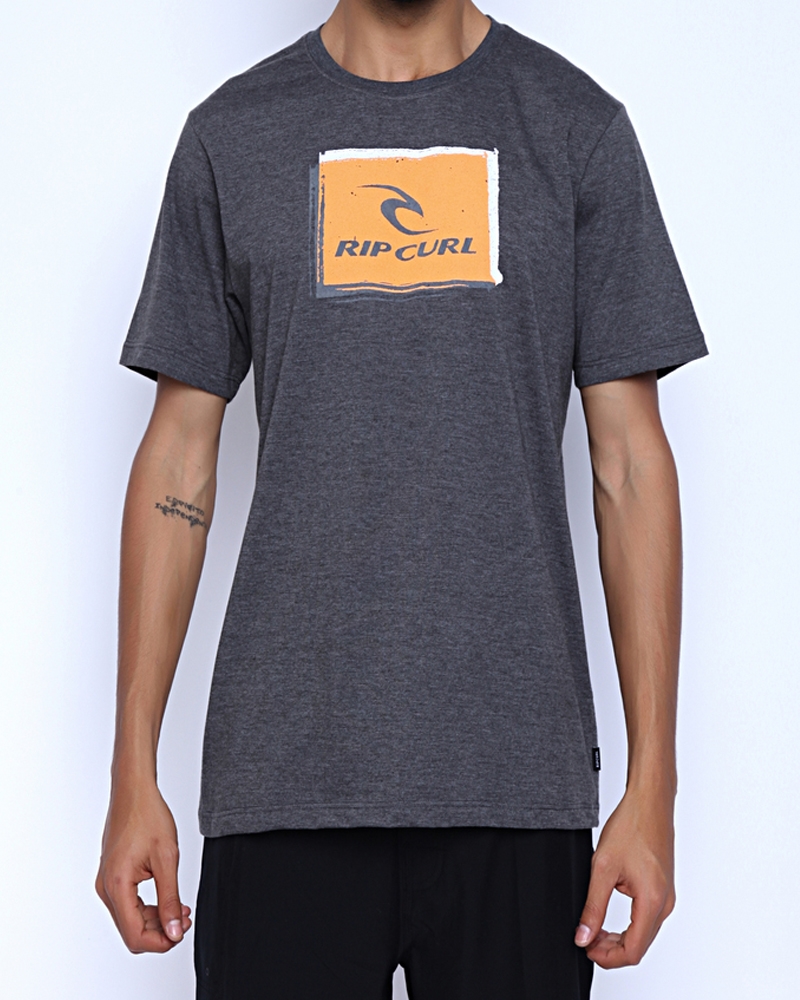 camiseta rip curl cinza