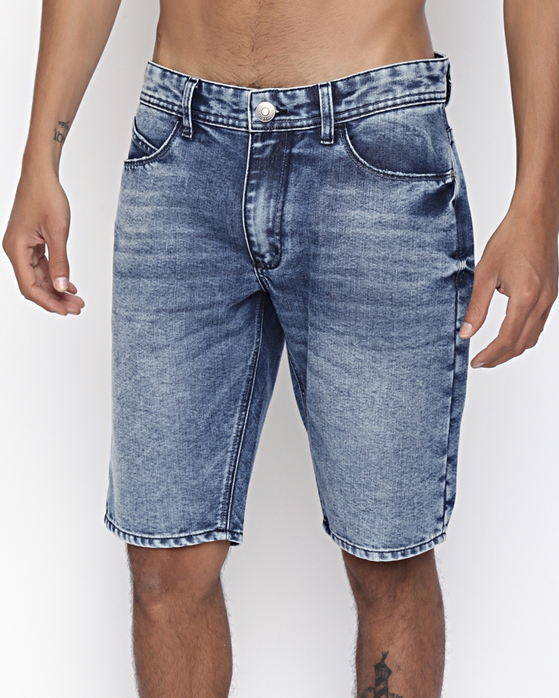 Blue Hybrid Burmuda Jeans main image 1