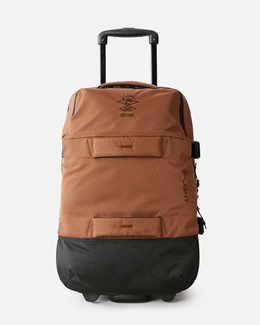 Bagage à Roulettes Rip Curl F-Light Transit 50L – Couleur Marron, Neuf