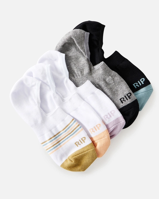 KIT 5 PARES MEIA INVISIBLE