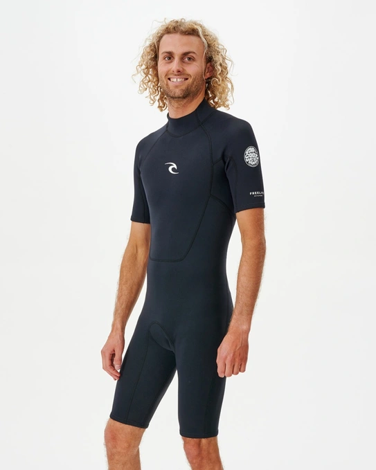 SHORT JOHN MANGA CURTA FREELITE 2MM BACK ZIP - IMPORTADO