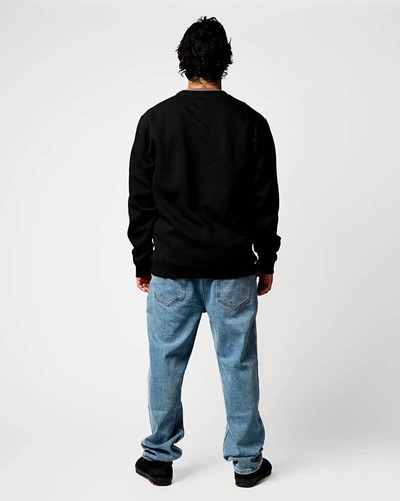 RH Vintage  Cut Off Sweat Shirt ブラックXS Hide and Seek 「Cut OFF Sweat Shirt 」 カットオフスウェットシャツ
