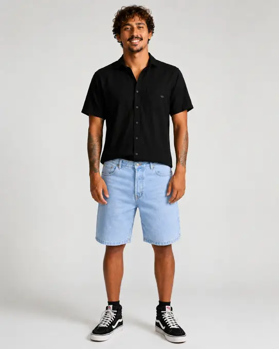 BERMUDA PASSEIO JEANS CLASSIC BLUE