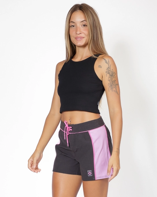 REGATA PLAINS RIBBED CROP