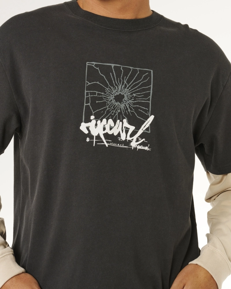 むっち CAMISETA SMASHED 0Y7MTE8264 - CAMISETA SMASHED: compre em Rip Curl