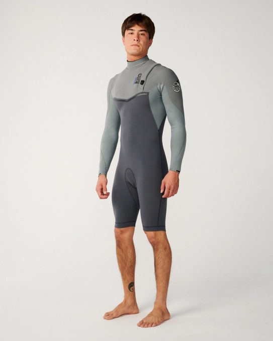SHORT JOHN E-BOMB 2/2MM ZIP FREE