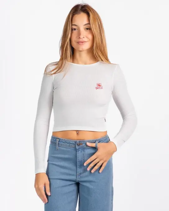 BLUSA CLASSIC RIBBED HEART