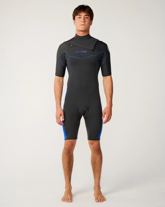 SHORT JOHN DAWN PATROL 2/2MM CHEST ZIP
