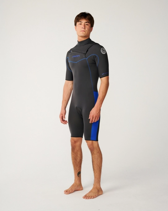 SHORT JOHN DAWN PATROL 2/2MM CHEST ZIP