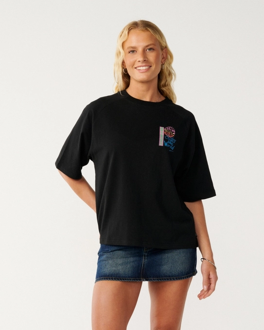 CAMISETA SURF THE WORLD BOXY